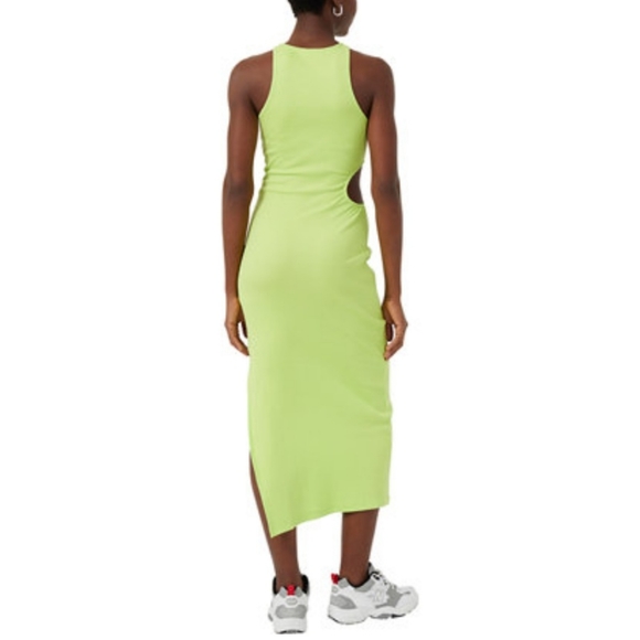 French Connection, Rasha Ribbed Jersey Cutout Maxi Dress, Black, Size Small, NWT - Picture 4 of 8